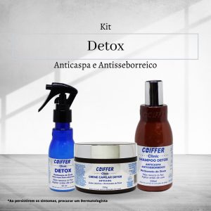 KIT DETOX ANTICASPA COIFFER 3 ITENS